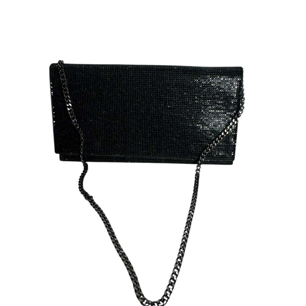 Express Black Mesh Evening‎ Bag with Chain Strap (NWT)